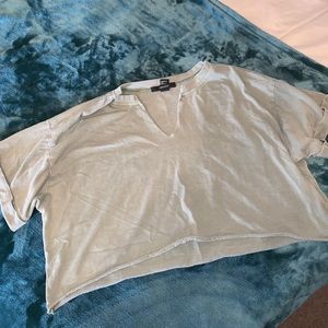 Forever 21 Green Crop Top